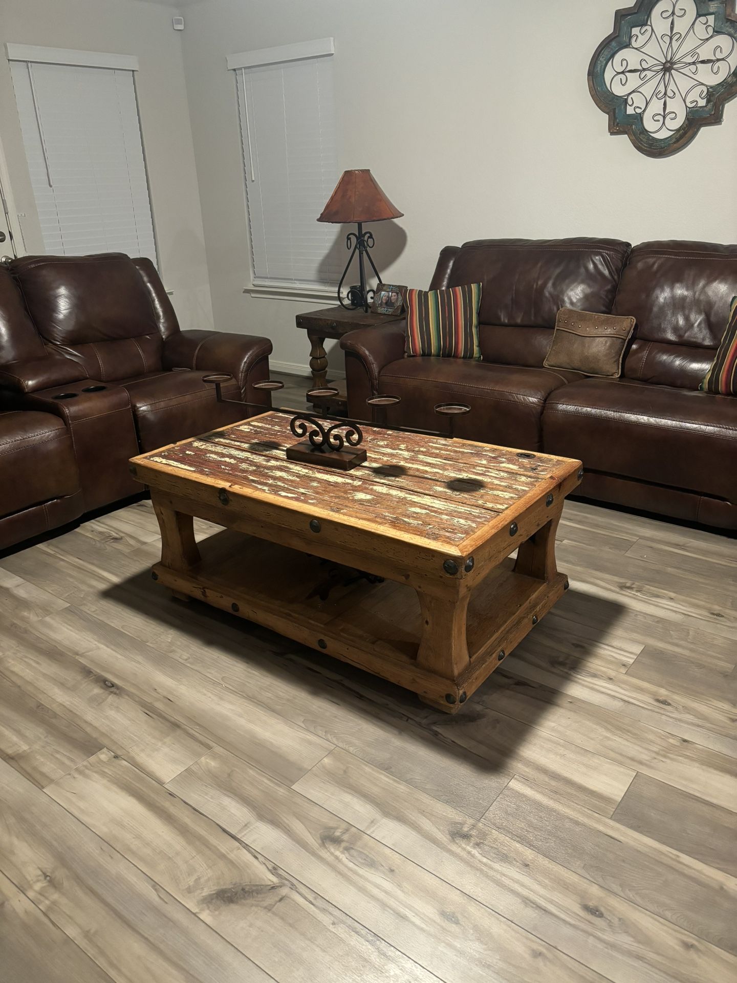 Reclaimed Wood Coffee & 2 End Tables