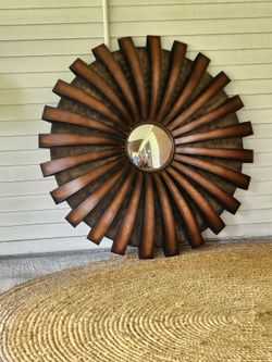 Huge Wall Art With Mirror