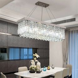 Light Dimmable Square / Rectangle Chandelier