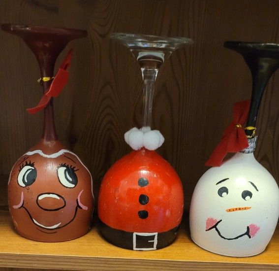 Hand Painted Tea Light Candle Holders