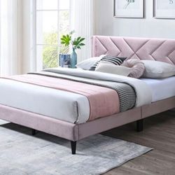 Queen Bed Frame With Mattress