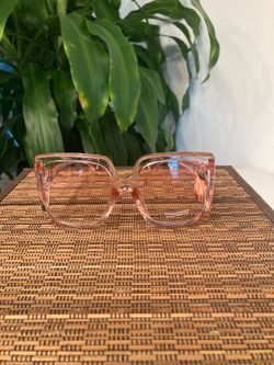 Thick Acetate Frame Square Sunglasses