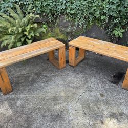 Wooden Benches 