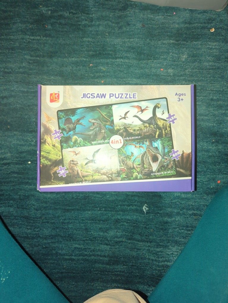 4 in 1 Dinosaur Puzzle