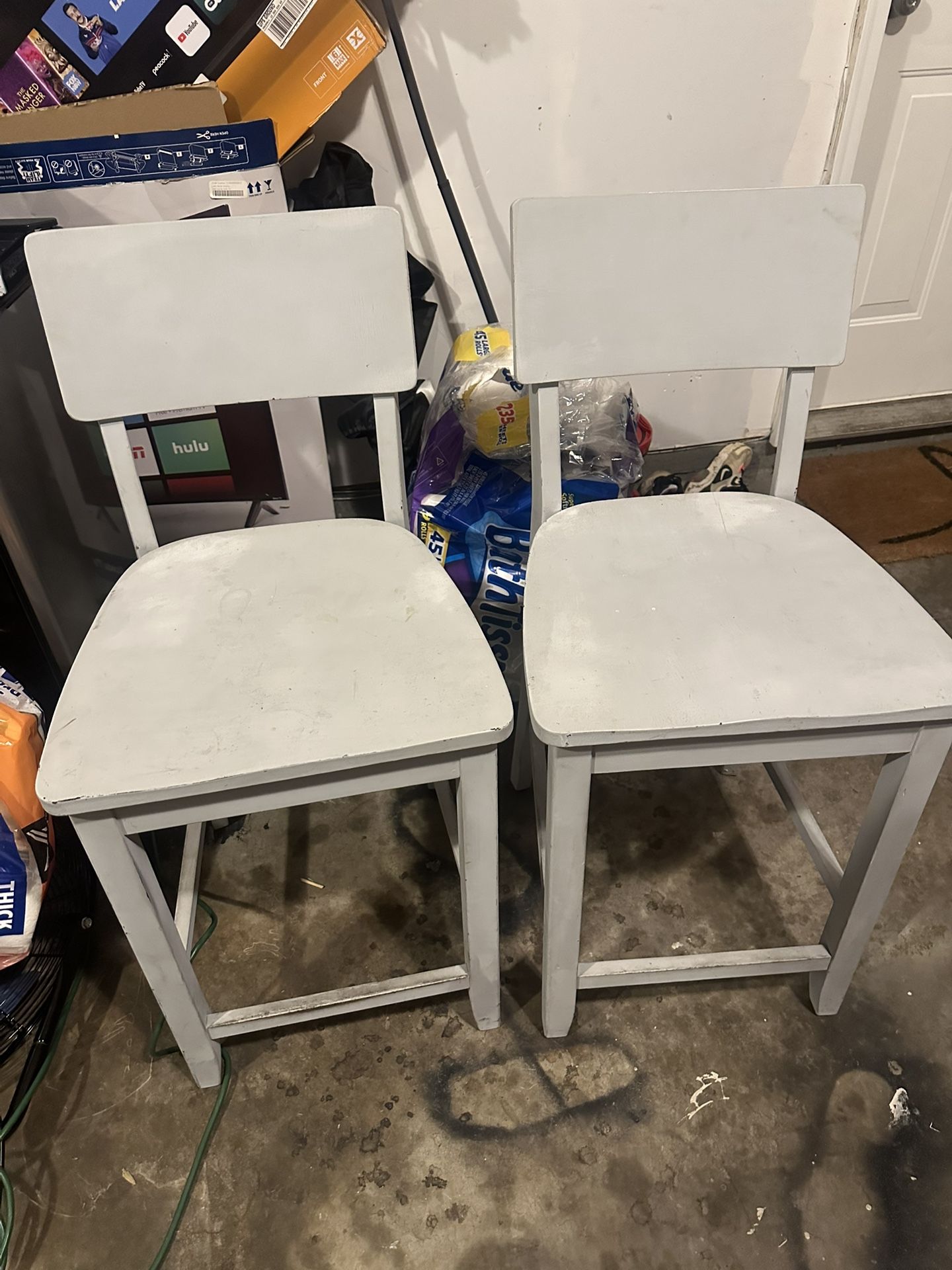 Wood Counter Height Bar Stools