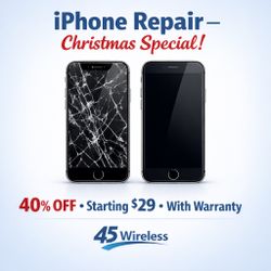 iPhone Repair - 40% Off Christmas Special 
