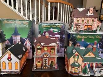 Heartland Valley Village Lighted Christmas Village Set