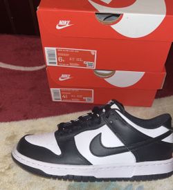 *SOLD* Nike Dunk Low White Black GS 4.5y & 7y