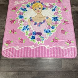 Used Original Vintage Barbie Blanket