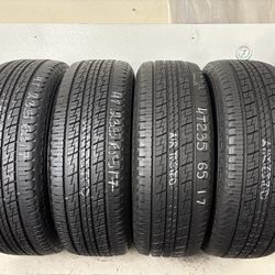 Set 4 Tires 235 65 17 Advanta Sv T01 Like New No Repairs