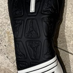 Like New Mr. Ping Man Core Golf Driver Headcover Limited Edition Black White 