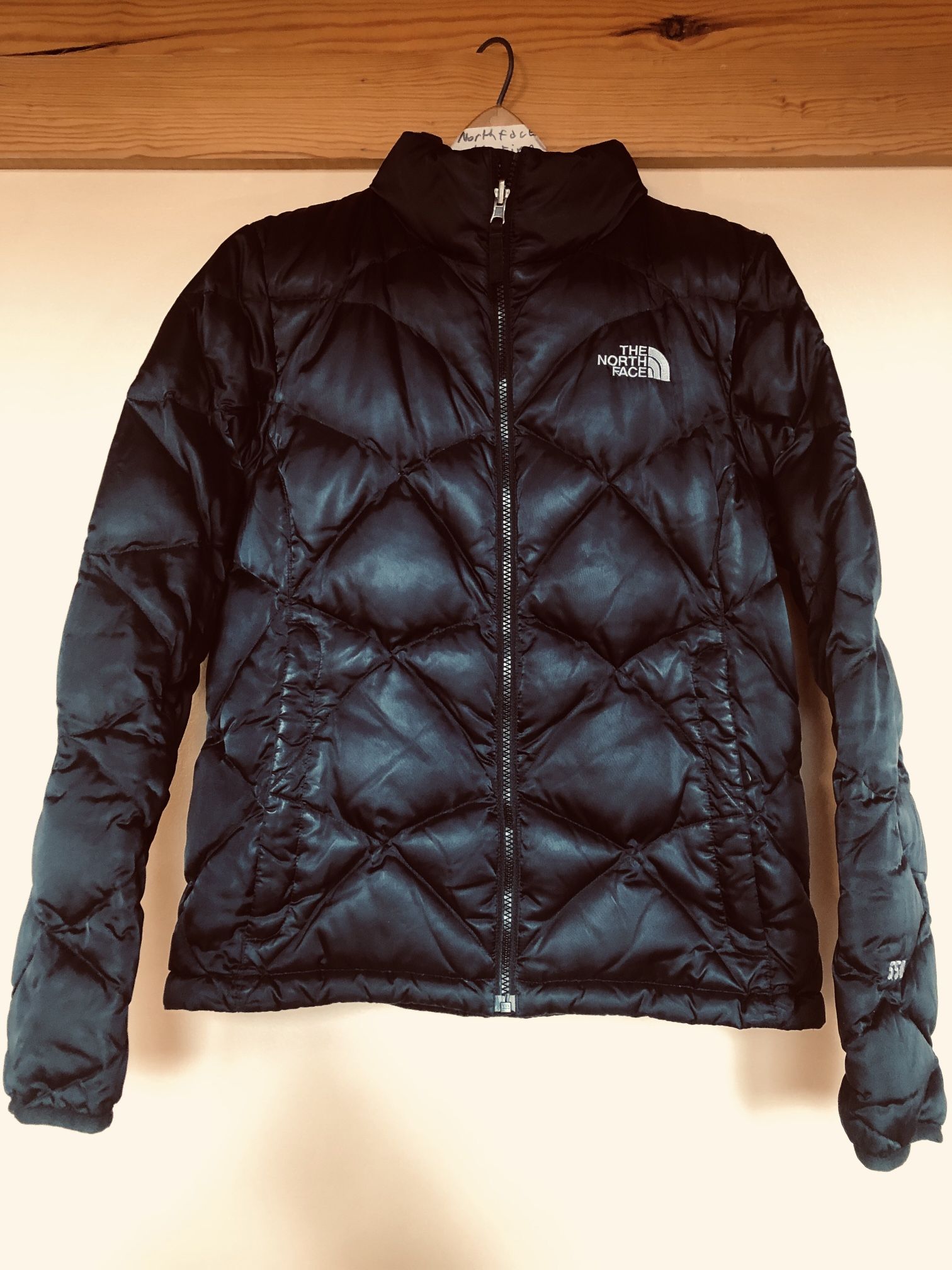 North Face Womens Medium 550 Down Jacket Black