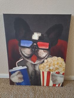 Kirklands wall art 3D dog $10