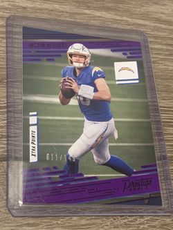 Justin Herbert 011/149 Purple Prestige 