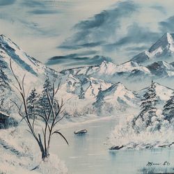 Winter Oil Painting
