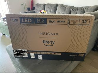 New unopened Insignia F20 Series 32 in LED 720p HD Fire TV Black NS-32F201NA26