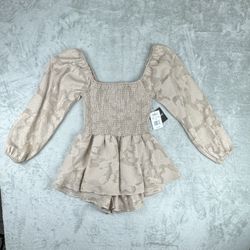 Harper&Ivy floral lace romper sz xs  New w tags