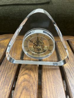 Mechanical Luxury High-End Crystal Table / Mantle Clock