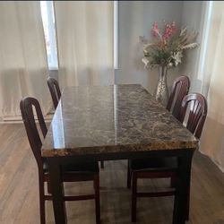 Dining table+4 chairs