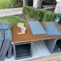 Vintage industrial desk