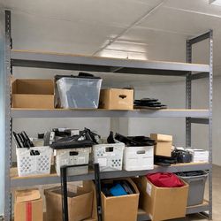 Heavy-Duty Metal Storage Shelving Unit qty 3