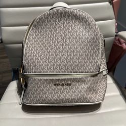 Michael Kors backpack White monogram 