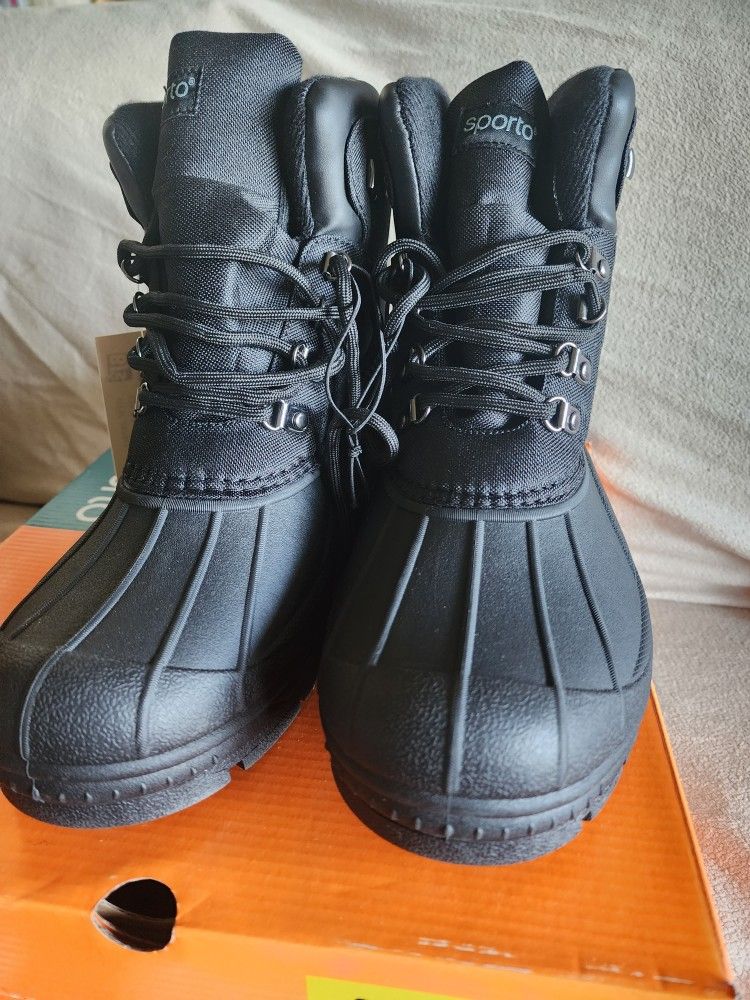 Sporto Emmerson Men's Winter Snow Boots Size 11m New in Box