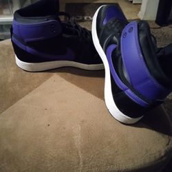 Air Mike's. Purple And Black 