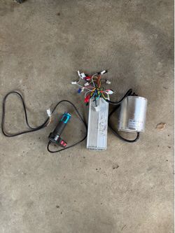 Used almost new 3 pieces electric bike converter