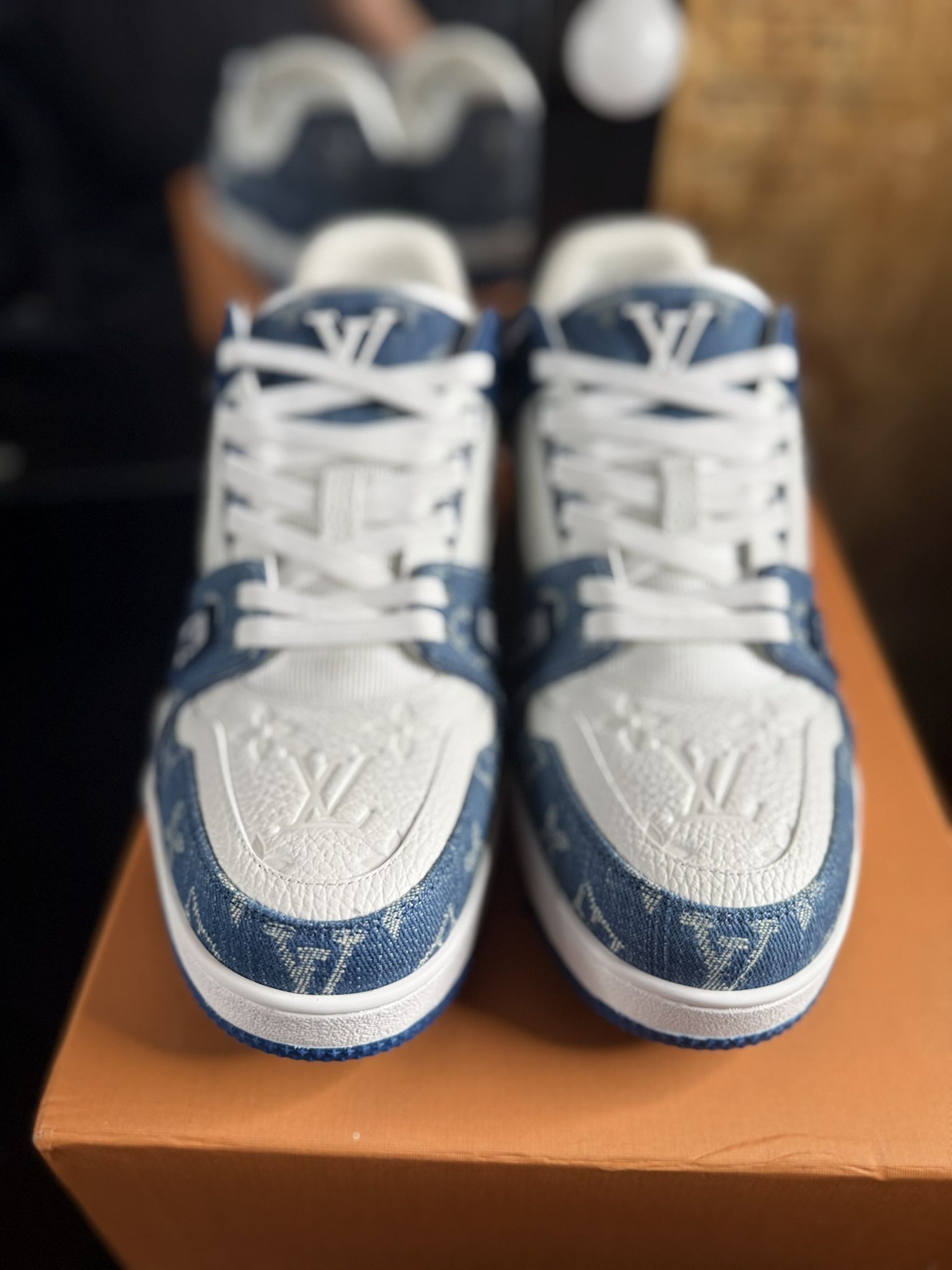 BLUE LV TRAINERS SIZE 10.5 BRAND NEW