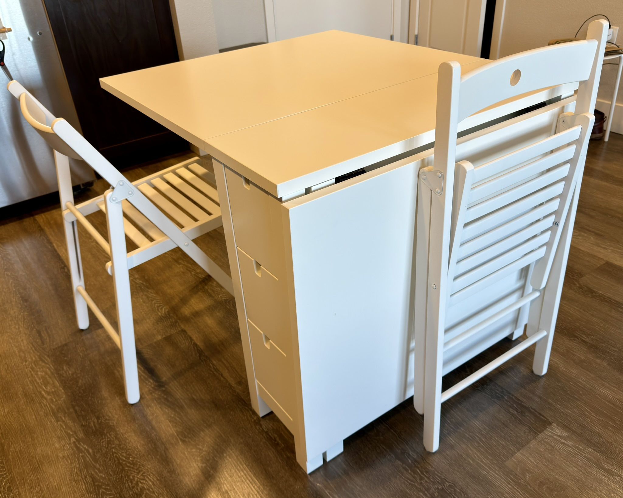 ‼️ IKEA NORDEN Table With 2 Chairs • Like New • Assembled