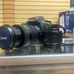 Canon 7D With 18-135mm And 50mm Lens 