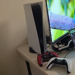 PS5 With 2 Controllers