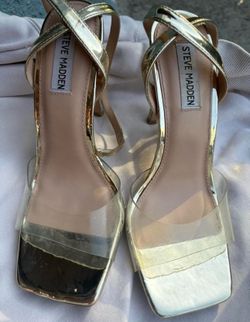Gold Steve Madden heels