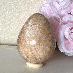 Peach Moonstone Egg