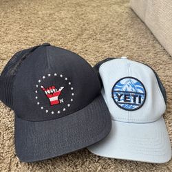 Two Men’s Adjustable Baseball Caps
