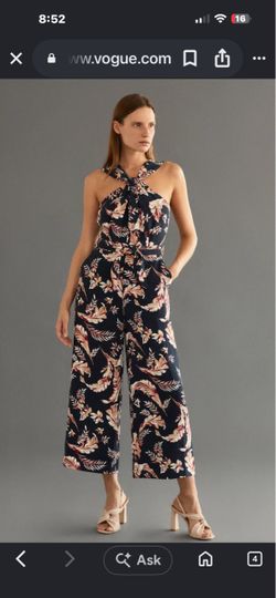 New!!! Joie Trenty Floral Halter Neck Jumpsuit