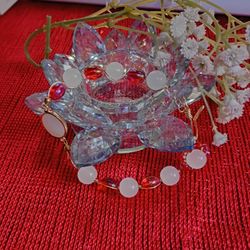 Nuevo  Pulsera Con Cuarzo Blanco 