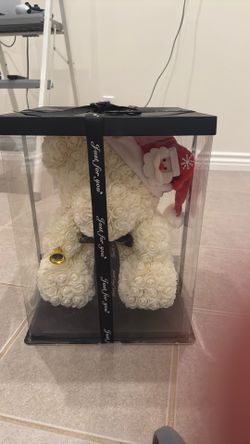Flower teddy bear
