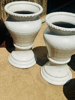 2x$70 Mexican Clay Planters Or &35 Each 