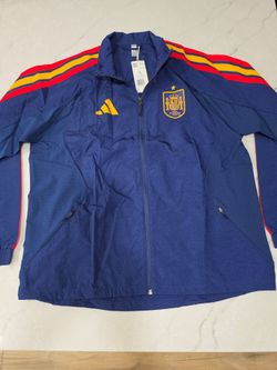 Adidas Spain National Team 2026 Full Zip Anthem Jacket Men’s | Size L JZ2253 NWT