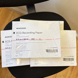 McKesson EKG Paper 4 Packs (1 Opened)