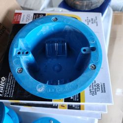 1-Gang 18 cu. in. Round Old Work Electrical Box