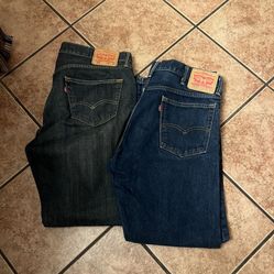 Levi’s Jean’s Size 36x30. / 2x$50. 