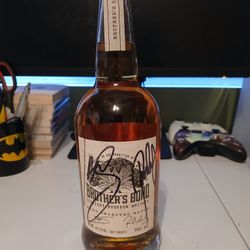 Brother's Bond Bourbon bottle - Autographed by Ian Somerhalder & Paul Wesley - Heroes Comic Con 2024