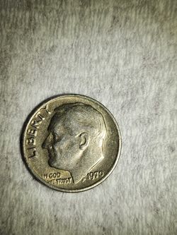 Rare 1970 No Mint Mark Dime!