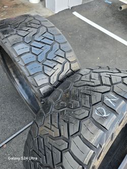 Only 2 used tires Lt35x12.50r24 Nitto Recon Grappler $299.00