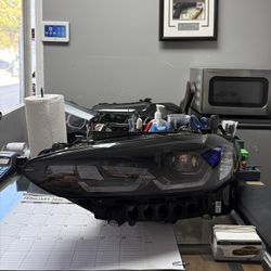 BMW 4 SERIES G22/G23/G26 ORIGINAL OEM LEFT DRIVER LED HEADLIGHT SHADOWLINE GREAT CONDITION 2021-2024