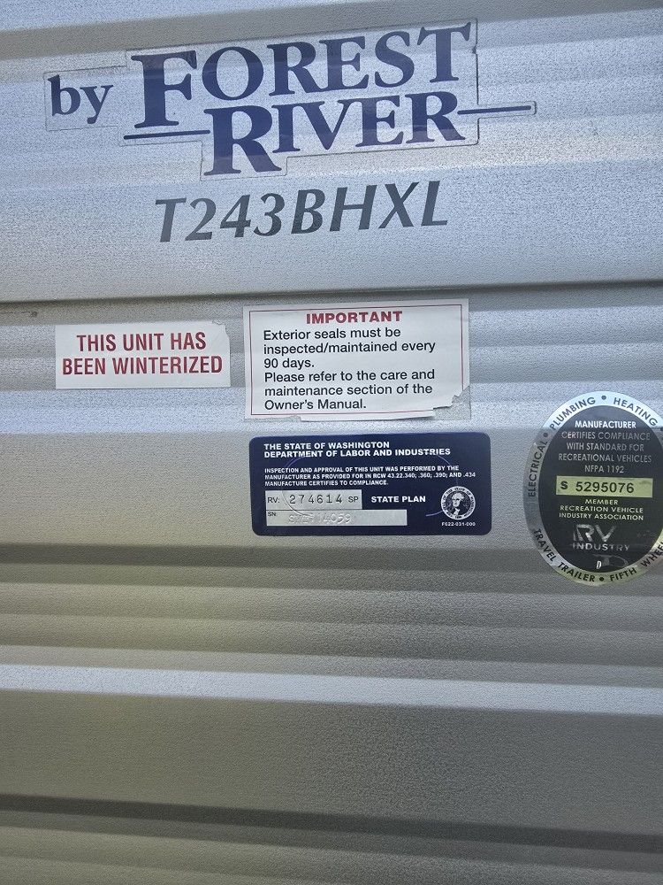 Sale: 2019 Forest River Salem T243BHXL Bunkbeds