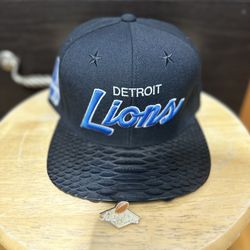 Detroit Lions 🦁 Just Don X Mitchell And Ness Detroit Lions 🦁 Strap back 